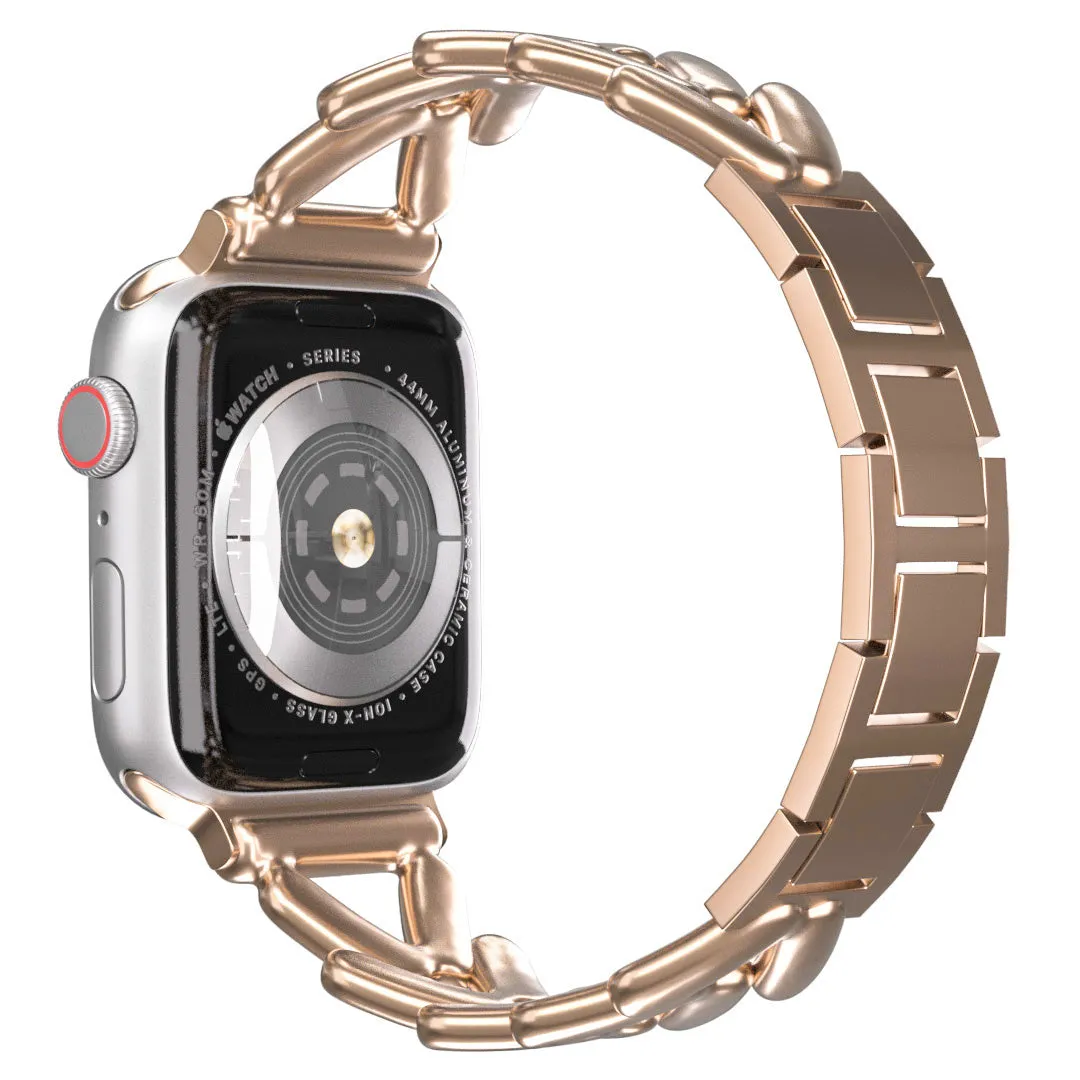 Best-Selling Apple Watch Steel Strap V-Type (Rosegold)  Limited Release!
