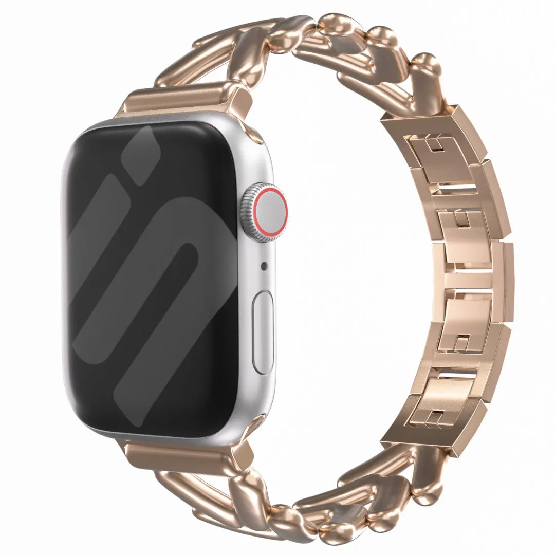 Best-Selling Apple Watch Steel Strap V-Type (Rosegold)  Limited Release!