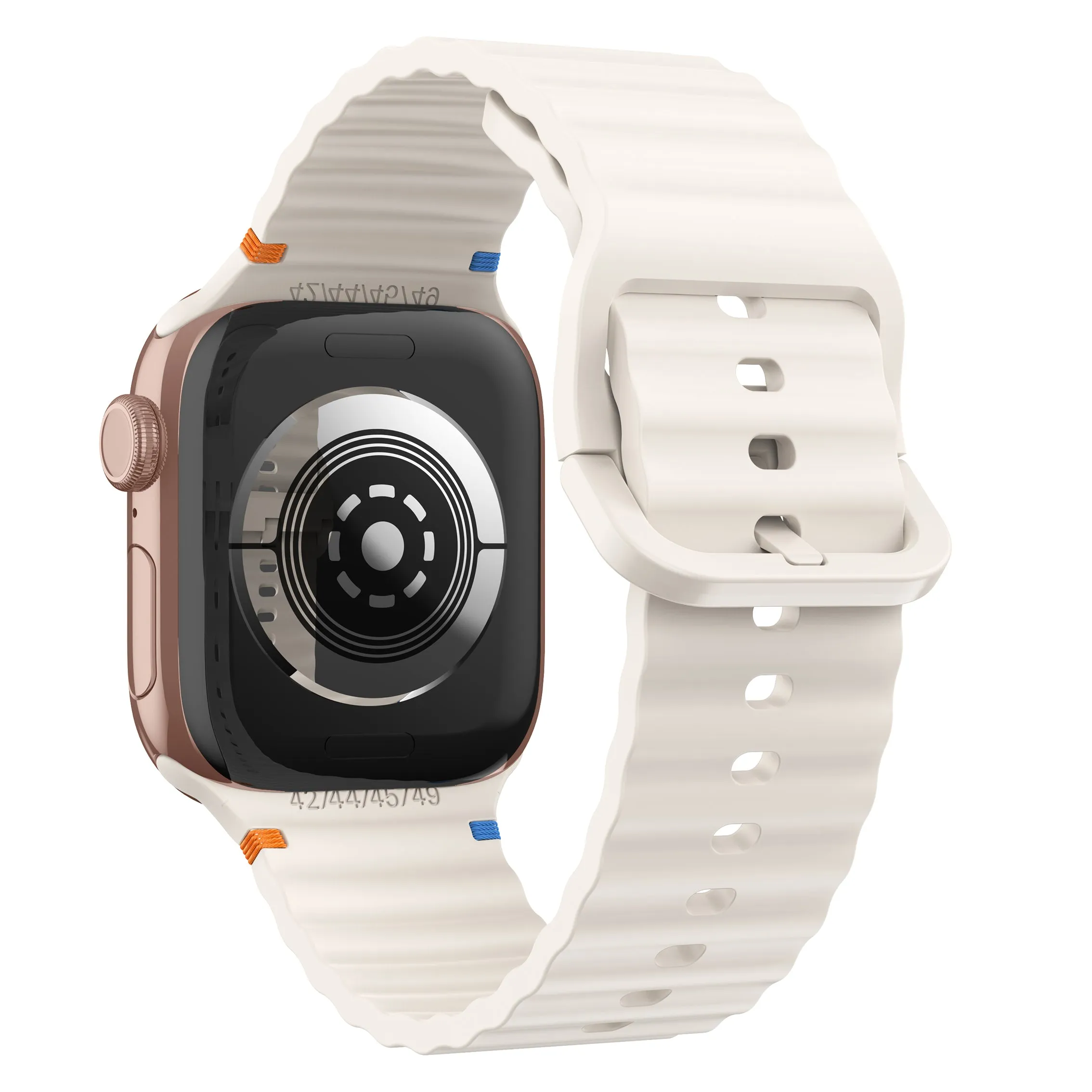 Best-Selling Apple Watch Wave Silicone Strap (Starlight)  Limited Stock!