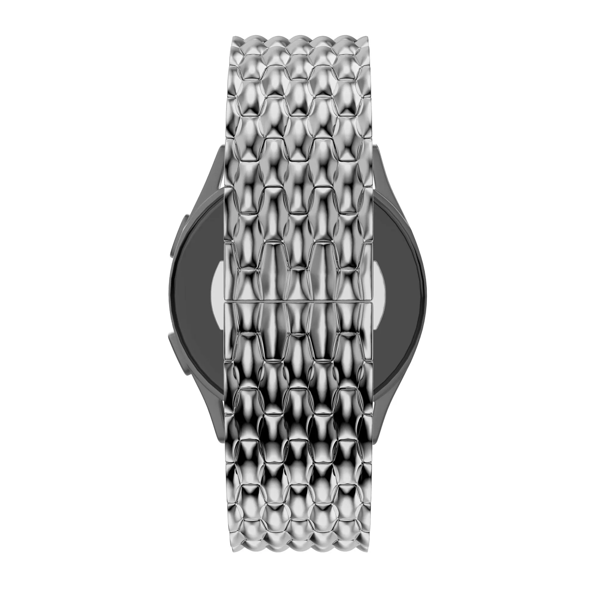 Best-Selling Bandz Amazfit GTS 2 Steel Strap 'Dragon' (Silver)  Stylish & Comfortable