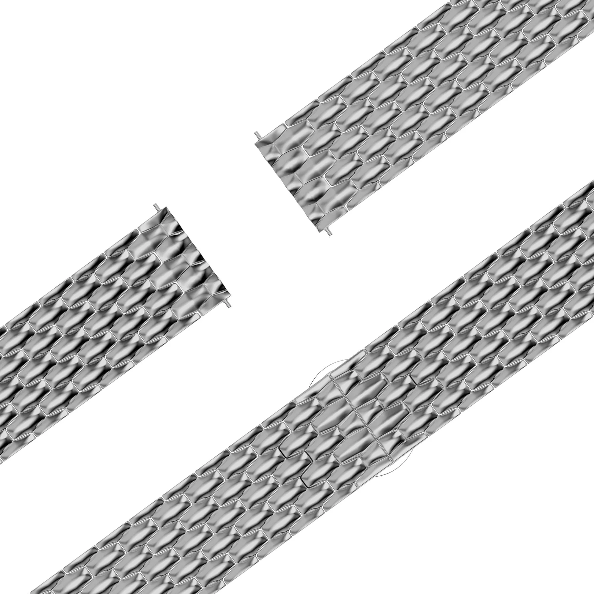 Best-Selling Bandz Amazfit GTS 2 Steel Strap 'Dragon' (Silver)  Stylish & Comfortable