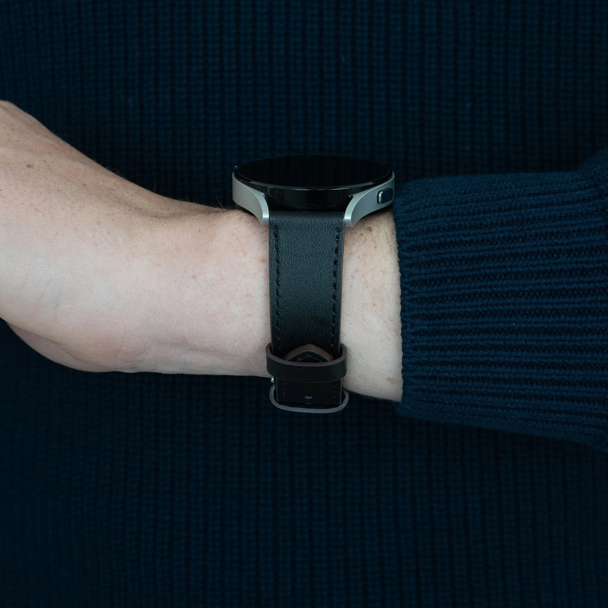 Best-Selling Bandz Amazfit GTS 4 (Mini) Leather Strap 'Deluxe' (Black)  Limited Stock!