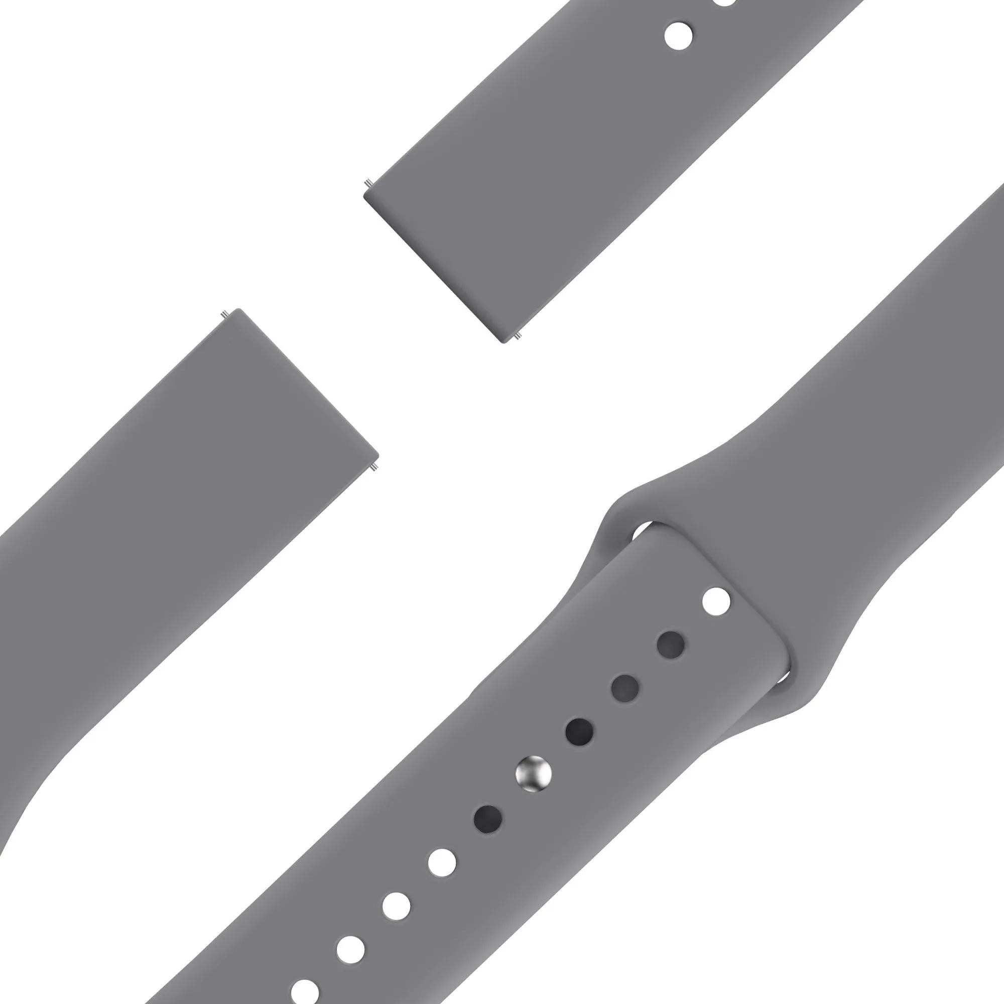 Best-Selling Bandz Amazfit GTS 4 (Mini) Sport Strap 'Deluxe' (Grey)  Almost Sold Out!