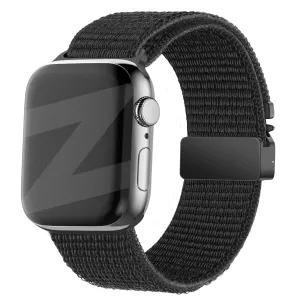 Best-Selling Bandz Apple Watch Nylon Strap 'Classic' with P-Buckle (Black)  Going Fast!