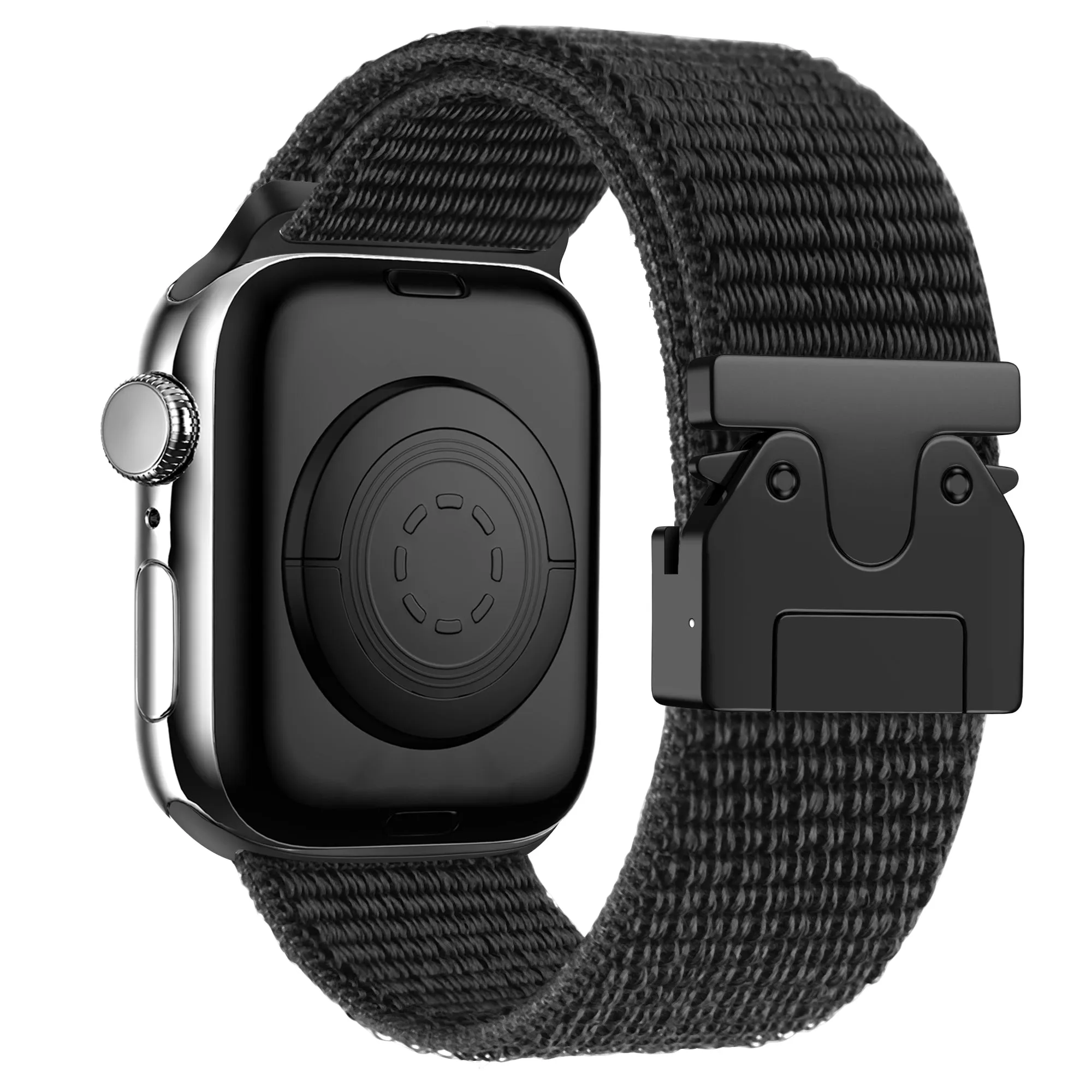 Best-Selling Bandz Apple Watch Nylon Strap 'Classic' with P-Buckle (Black)  Going Fast!