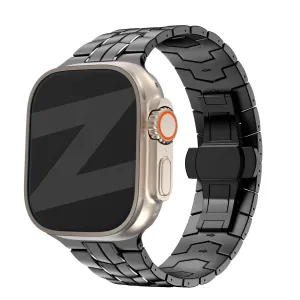 Best-Selling Bandz Apple Watch Titanium Strap 'Supreme' (Black)  Almost Gone!