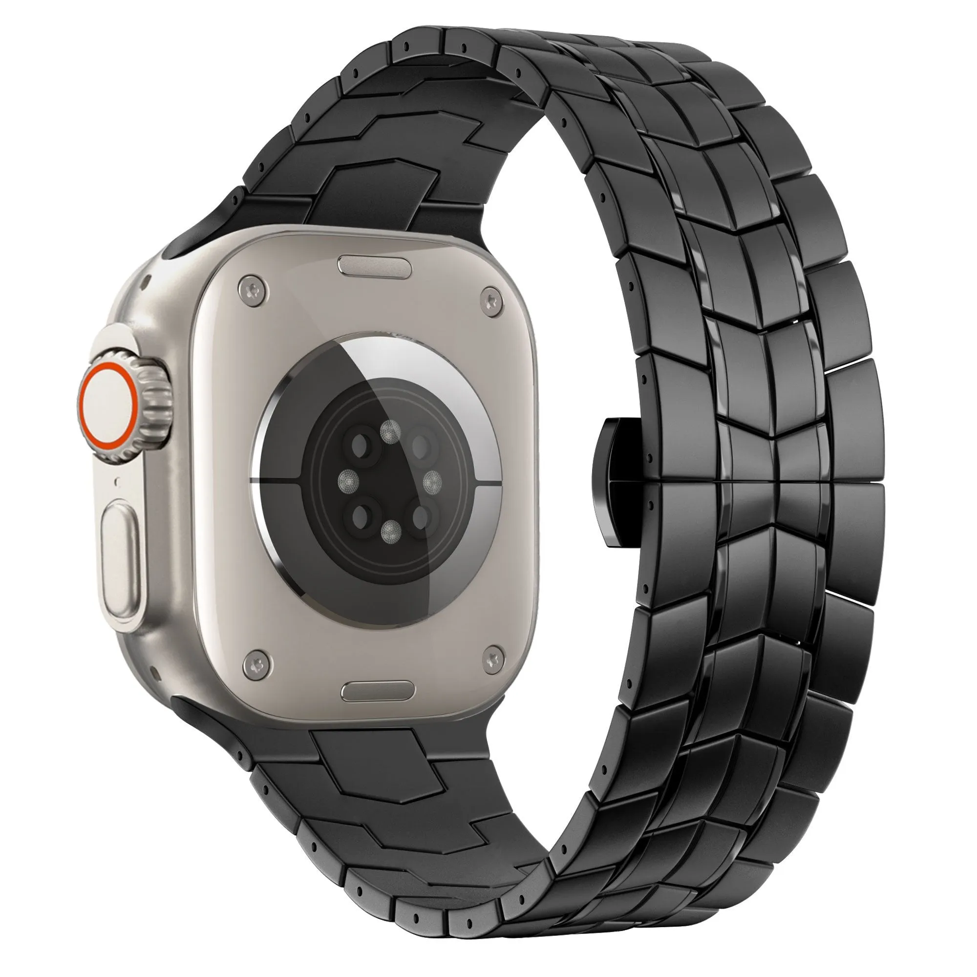 Best-Selling Bandz Apple Watch Titanium Strap 'Supreme' (Black)  Almost Gone!
