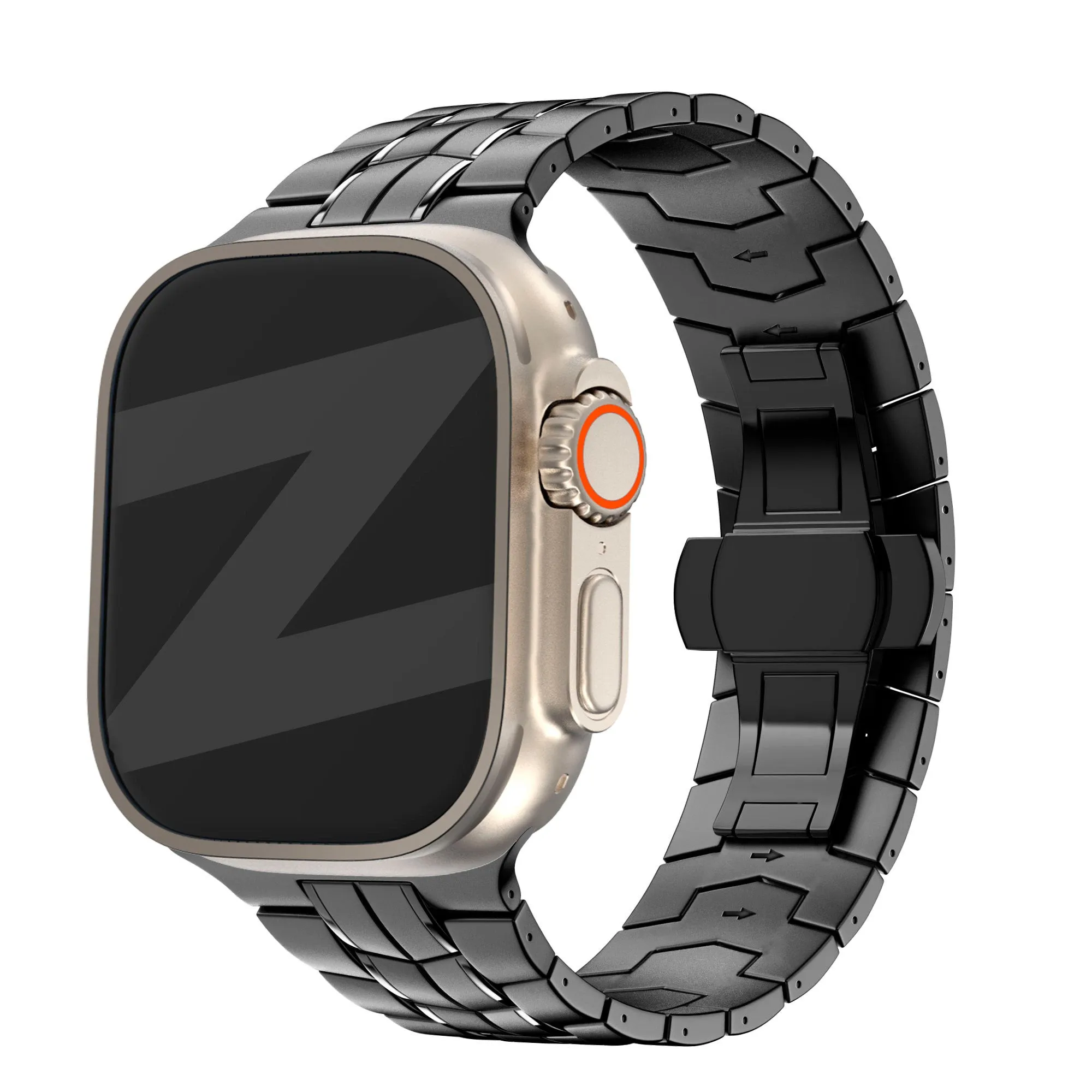 Best-Selling Bandz Apple Watch Titanium Strap 'Supreme' (Black)  Almost Gone!