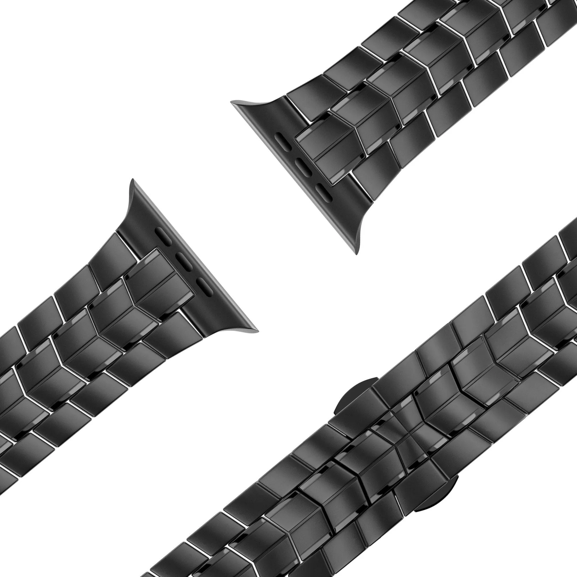 Best-Selling Bandz Apple Watch Titanium Strap 'Supreme' (Black)  Almost Gone!