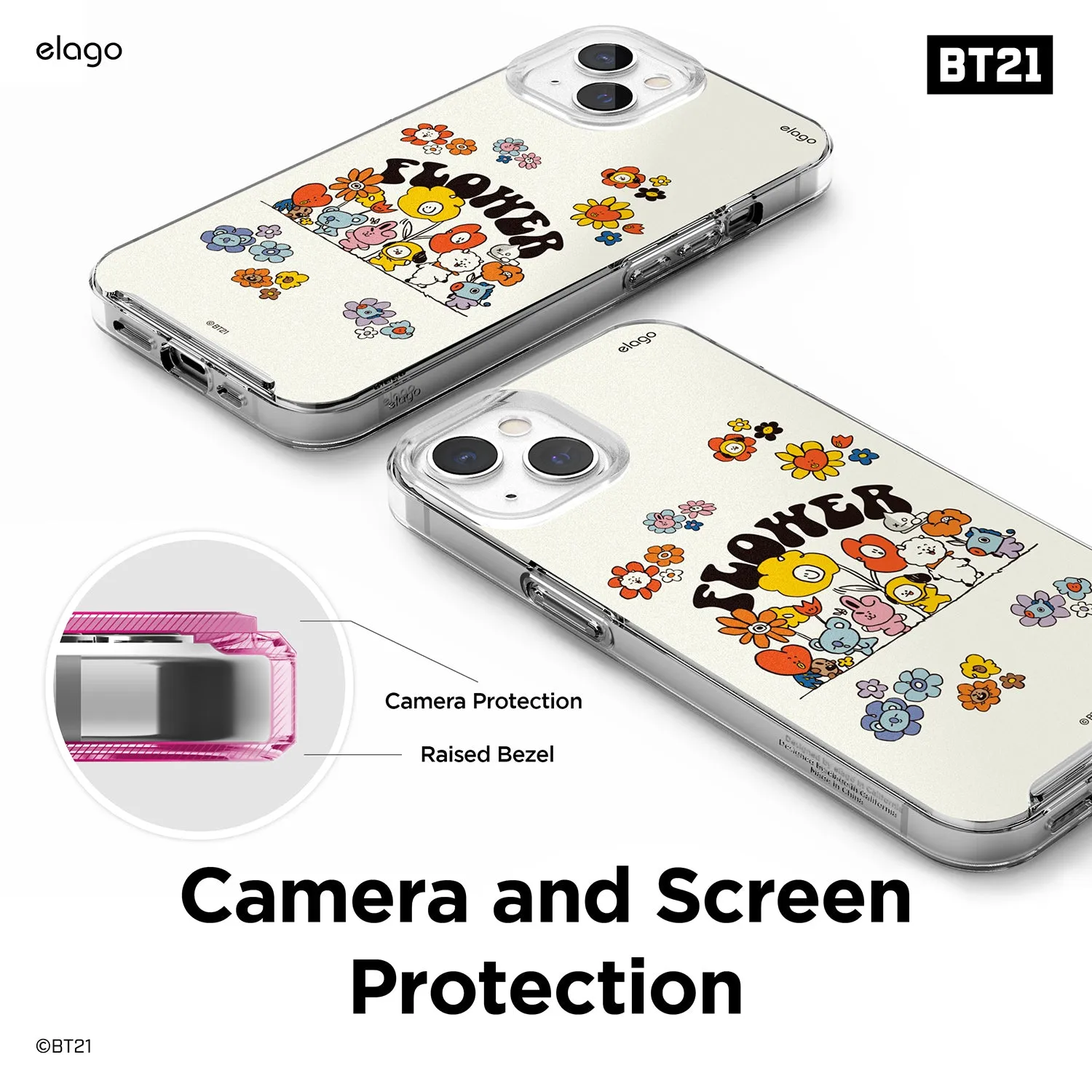 Best-Selling BT21 | elago Flower Case for iPhone 13  Last Chance!