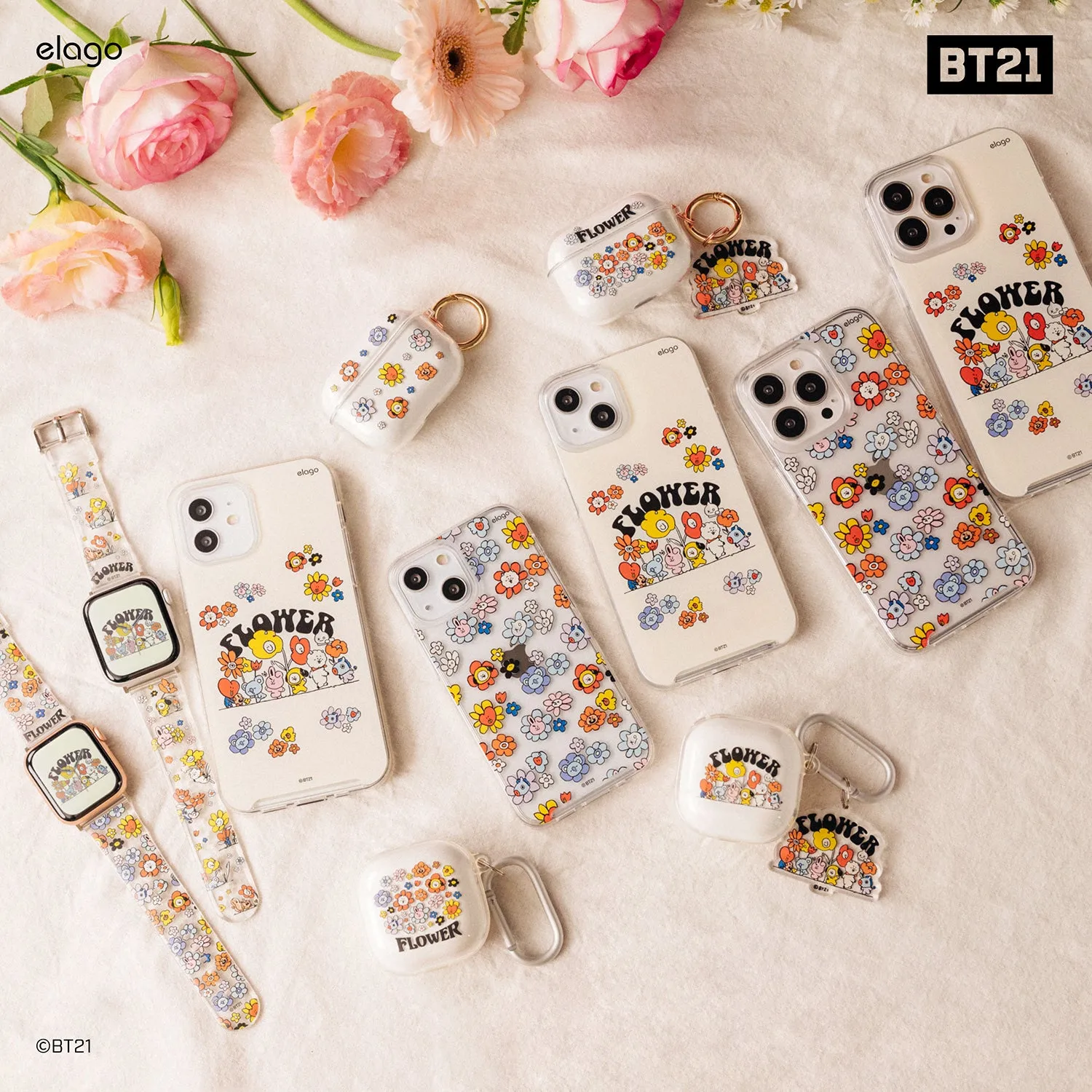 Best-Selling BT21 | elago Flower Case for iPhone 13  Last Chance!