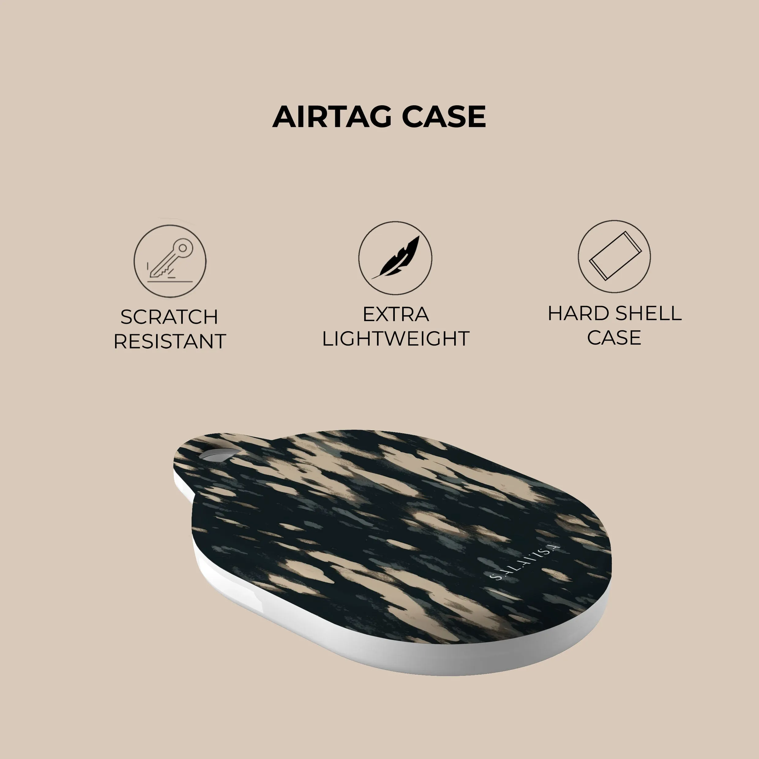 Best-Selling Dark Texture AirTag Holder  Almost Gone!