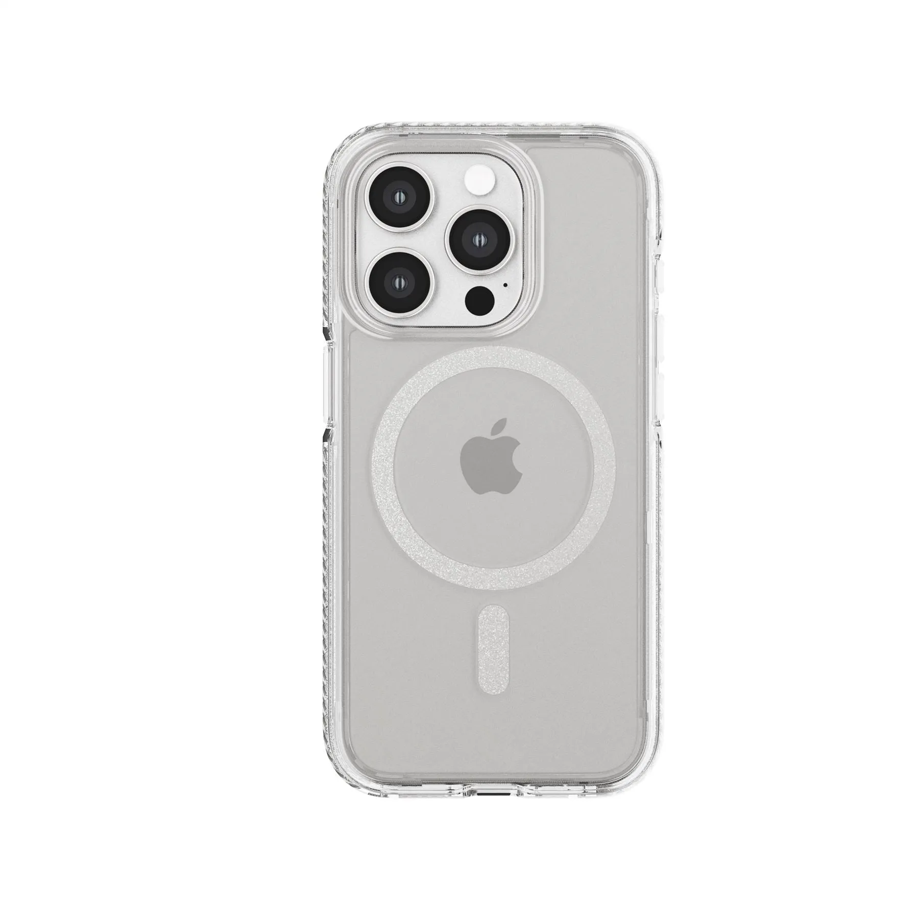 Best-Selling EvoCrystal - Apple iPhone 15 Pro Case MagSafe Compatible - White Titanium  Ends Soon!