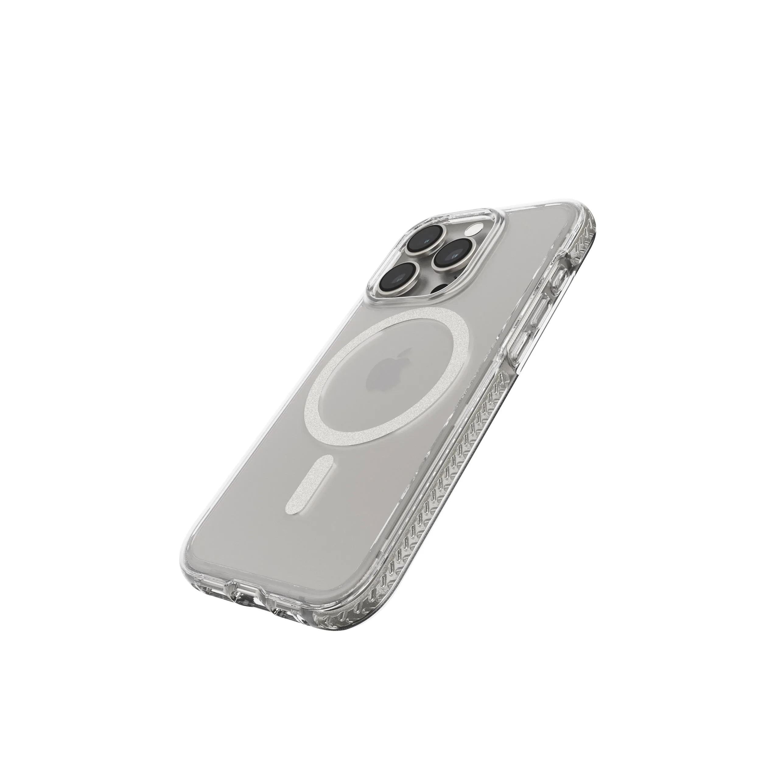Best-Selling EvoCrystal - Apple iPhone 15 Pro Case MagSafe Compatible - White Titanium  Ends Soon!