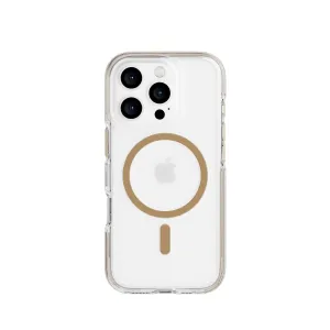 Best-Selling EvoCrystal - Apple iPhone 16 Pro Case MagSafe Compatible - Gold  Going Fast!