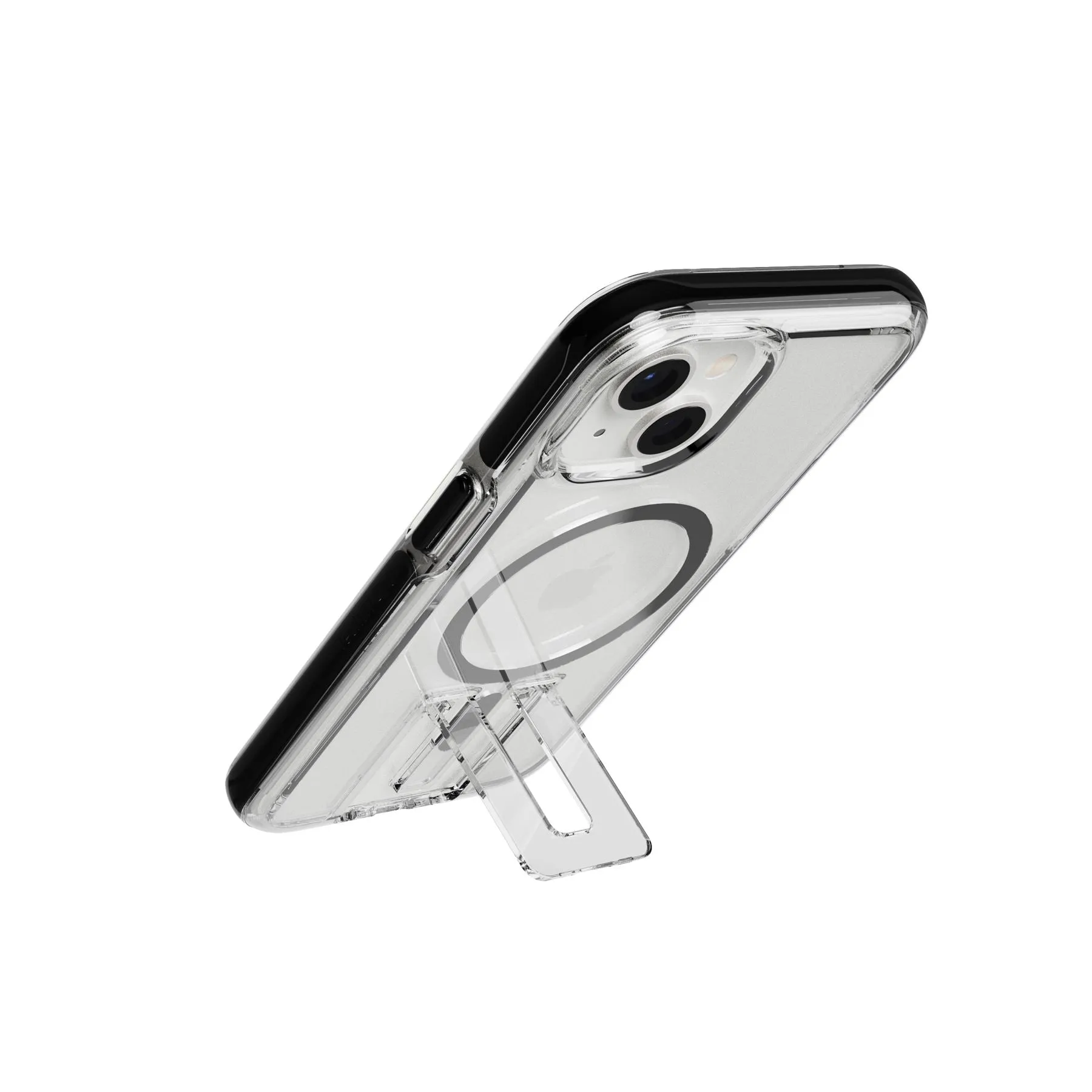 Best-Selling EvoCrystal Kick - Apple iPhone 16E/14 Case MagSafe Compatible - Clear Black  Limited Stock!