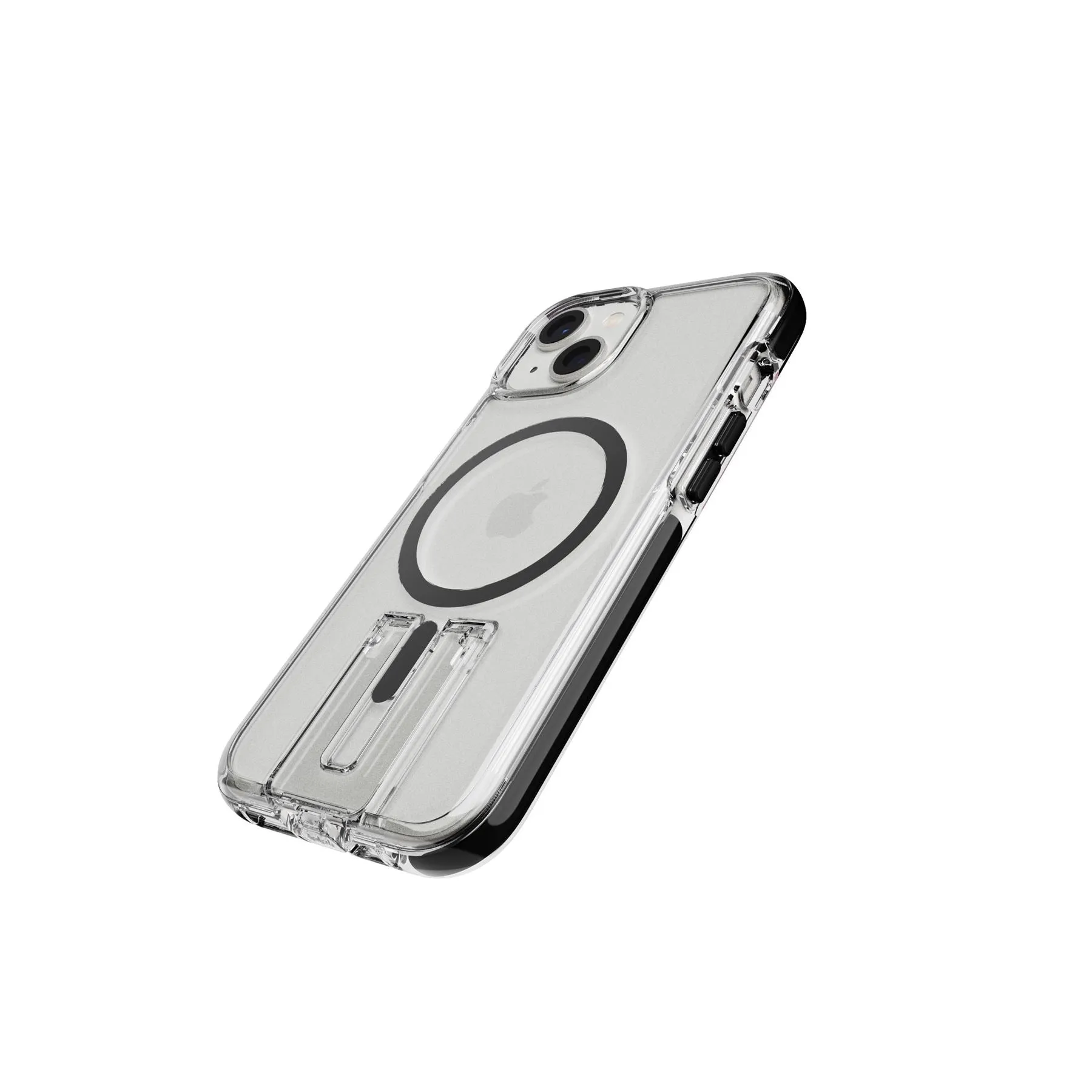 Best-Selling EvoCrystal Kick - Apple iPhone 16E/14 Case MagSafe Compatible - Clear Black  Limited Stock!