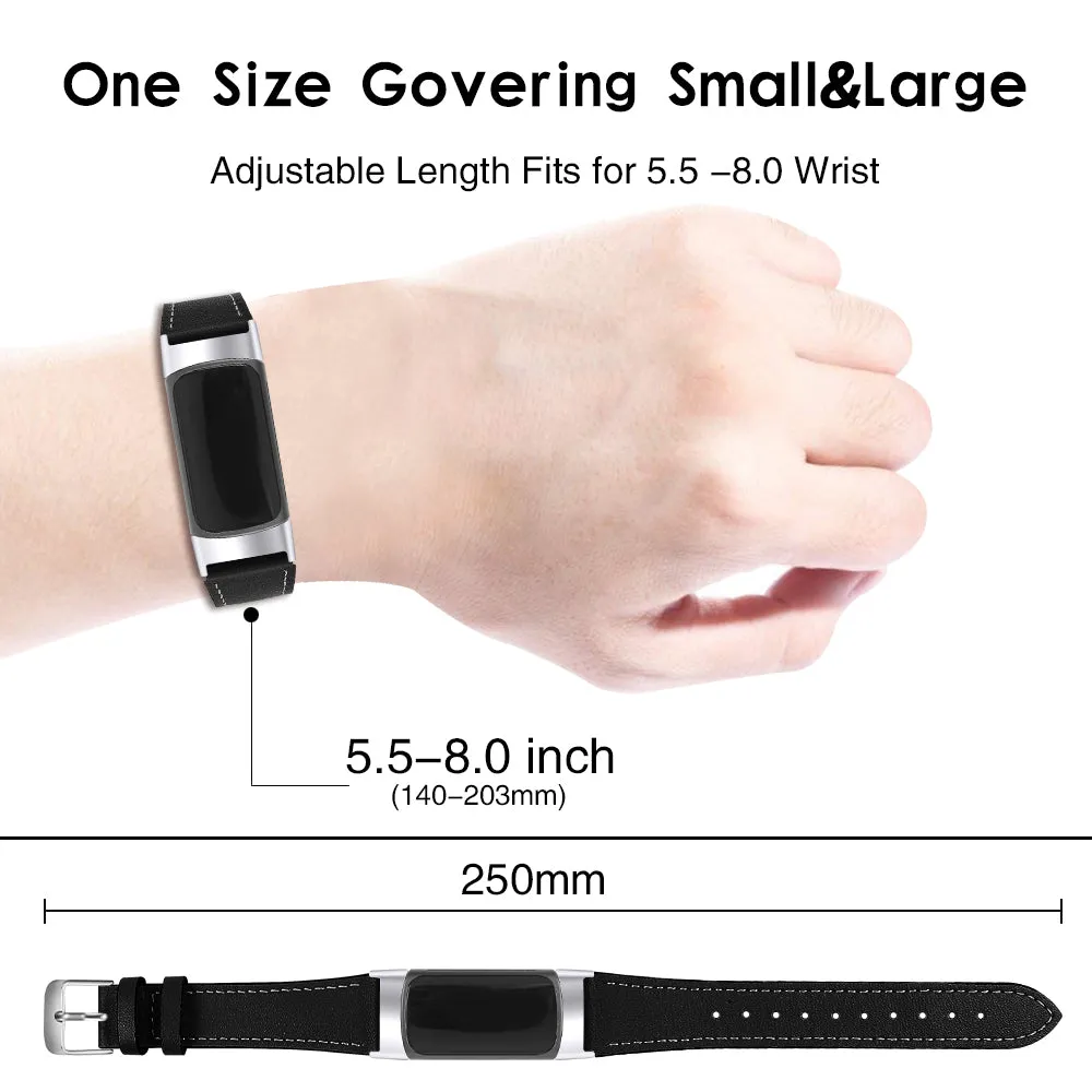 Best-Selling Fitbit Charge 6 Modern Leather Strap (Black)  Going Fast!