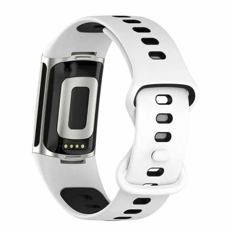 Best-Selling Fitbit Charge 6 Sport Strap (White/Black)  Limited Release!