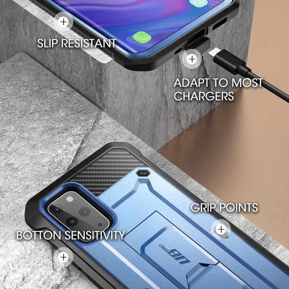 Best-Selling Galaxy S20 Plus Unicorn Beetle Pro Rugged Case-Metallic Blue  Limited Release!