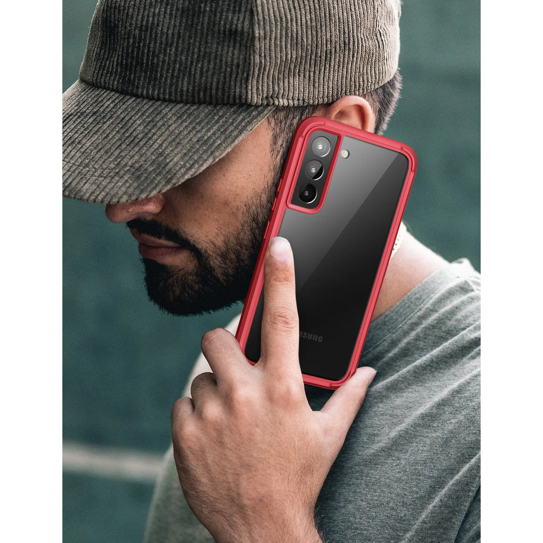 Best-Selling Galaxy S22 Unicorn Beetle EDGE XT Bumper Case-Metallic Red  Limited Release!