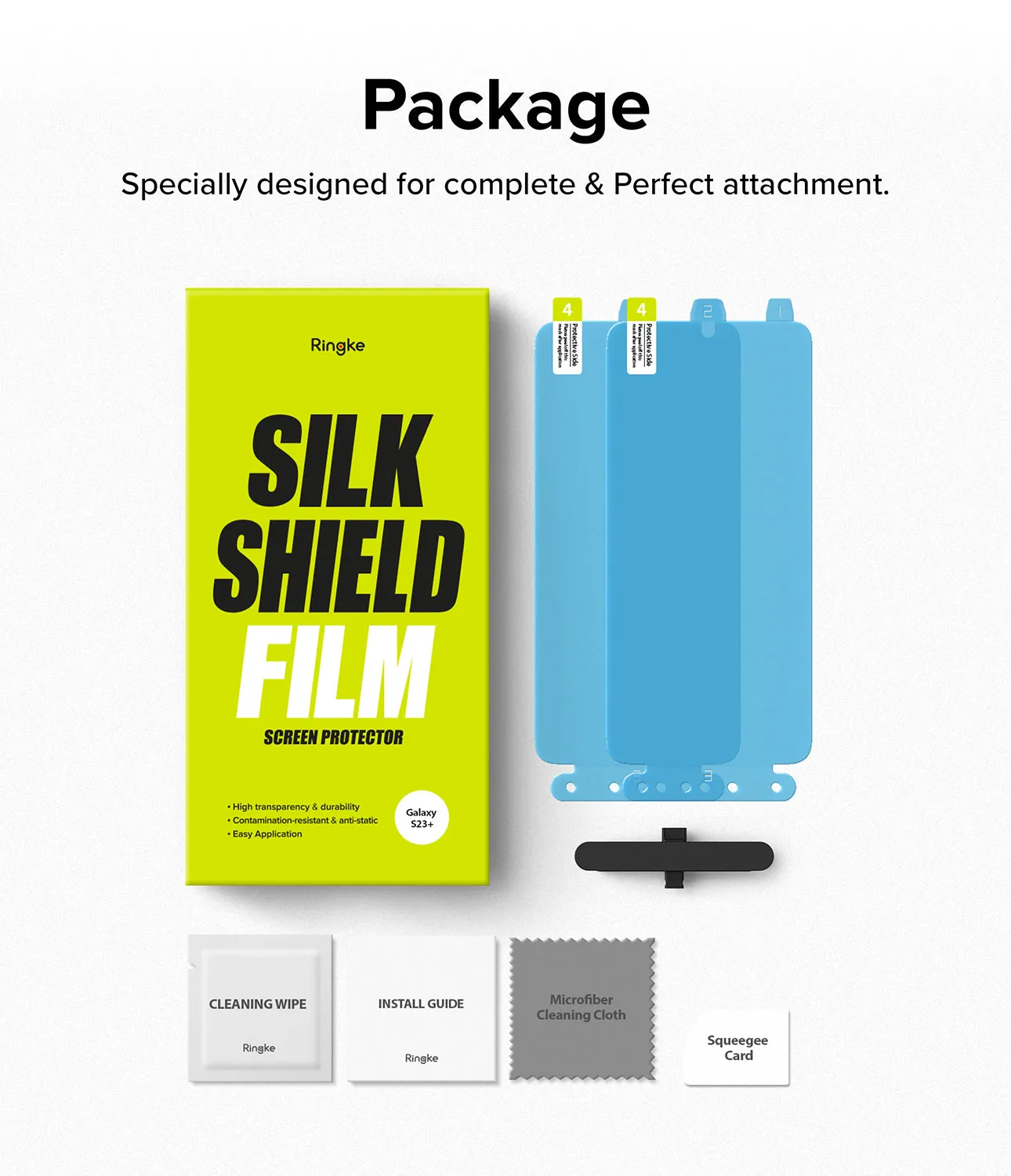 Best-Selling Galaxy S23 Plus Screen Protector | Silk Shield Film [2 Pack]  Almost Gone!