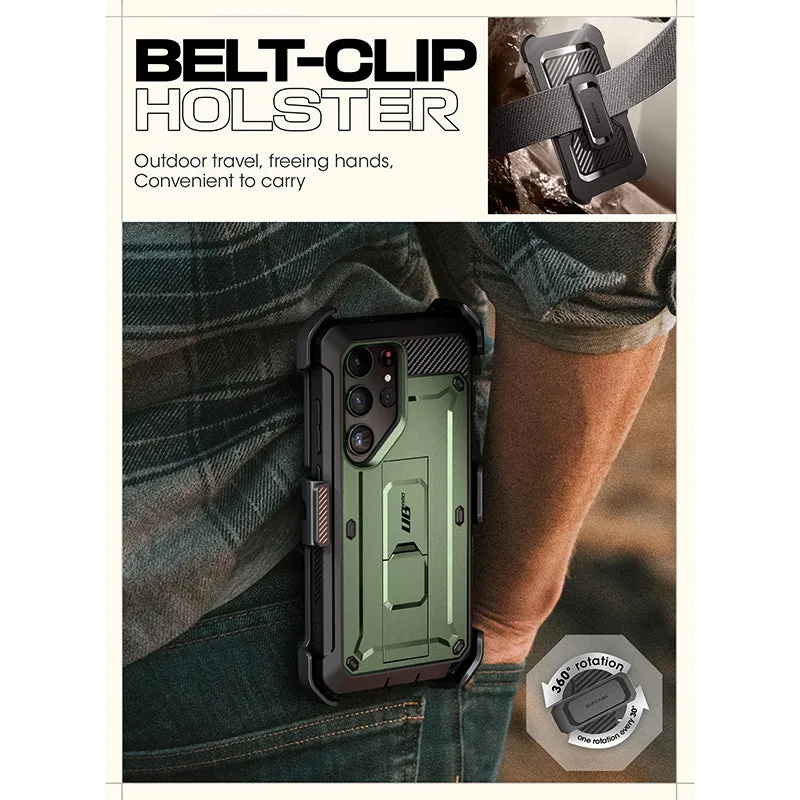 Best-Selling Galaxy S24 Ultra Unicorn Beetle PRO Rugged Case-Dark Green  Going Fast!