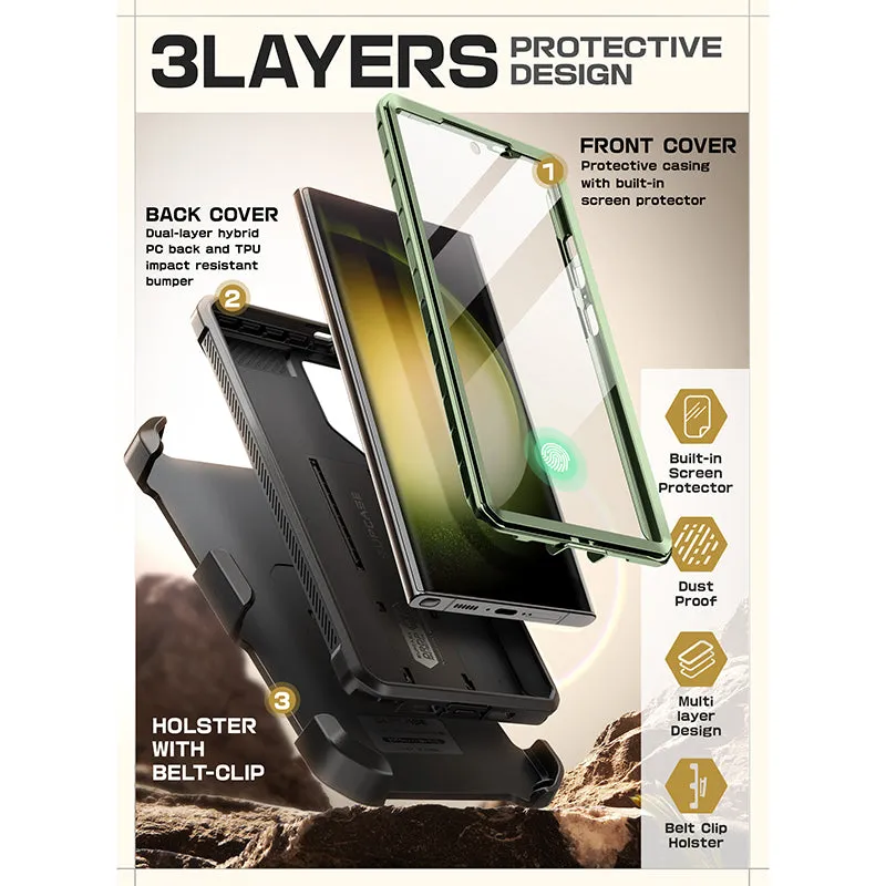Best-Selling Galaxy S24 Ultra Unicorn Beetle PRO Rugged Case-Dark Green  Going Fast!