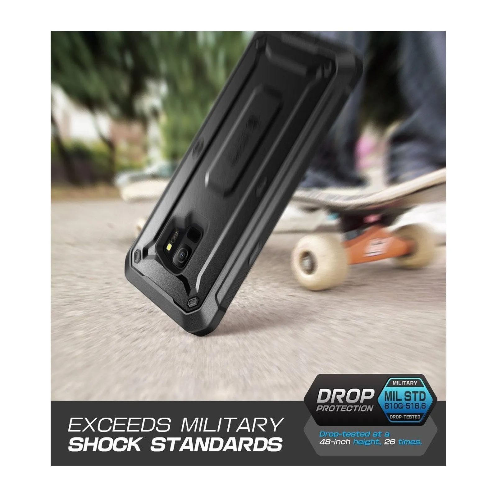 Best-Selling Galaxy S9 Unicorn Beetle Pro Full Body Rugged Holster Case-Black  Ends Soon!