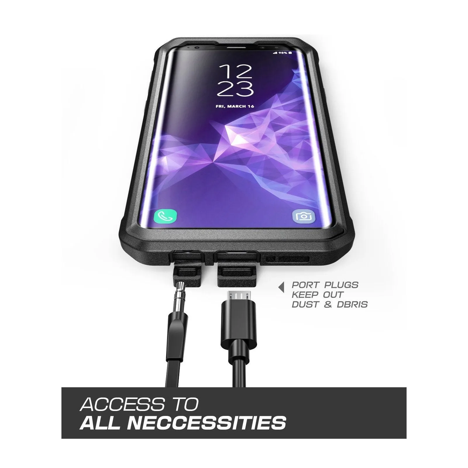 Best-Selling Galaxy S9 Unicorn Beetle Pro Full Body Rugged Holster Case-Black  Ends Soon!