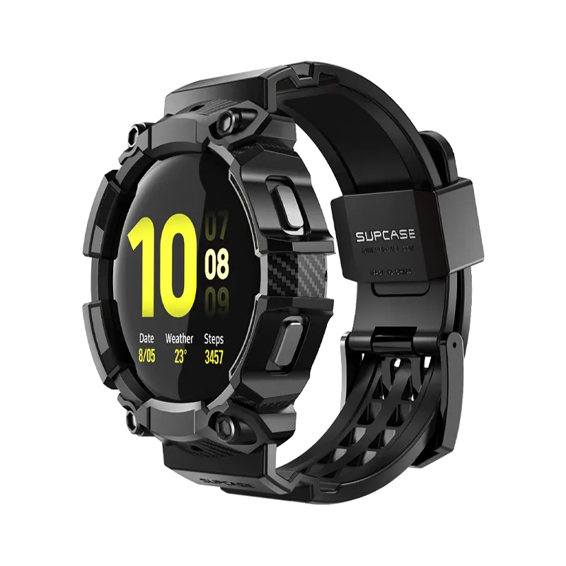 Best-Selling Galaxy Watch4 44mm Unicorn Beetle PRO Wristband Case-Black  Stylish & Comfortable
