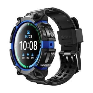 Best-Selling Galaxy Watch5 Pro 45mm Unicorn Beetle PRO Wristband Case-Black Blue  Last Chance!
