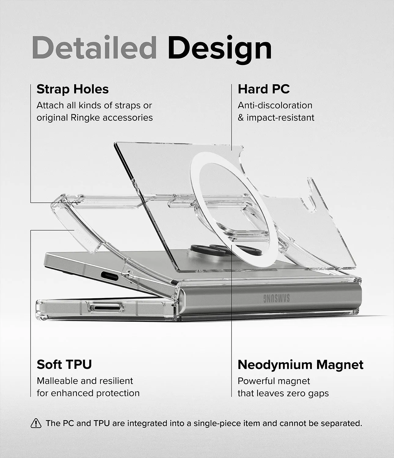 Best-Selling Galaxy Z Fold 6 Case | Fusion Magnetic - Clear  Last Chance!