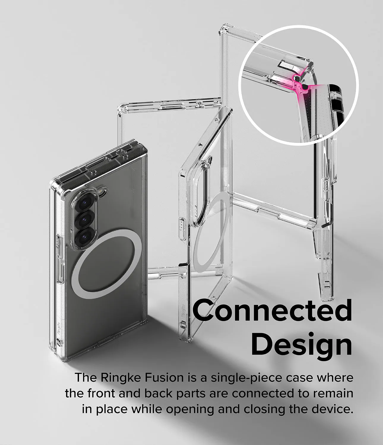 Best-Selling Galaxy Z Fold 6 Case | Fusion Magnetic - Clear  Last Chance!