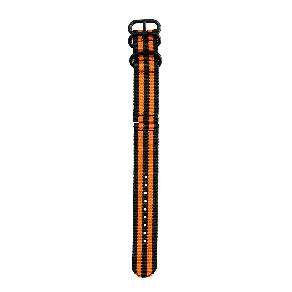 Best-Selling Huawei Watch 3 (Pro) Nylon Strap with Buckle (Black/Orange)  Last Few Pieces!