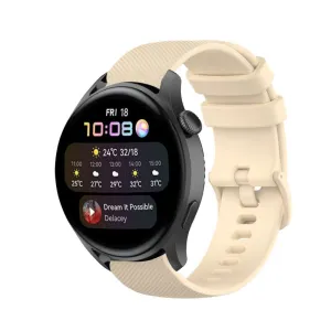 Best-Selling Huawei Watch 3 (Pro) Premium Silicone Strap (Beige)  Almost Gone!