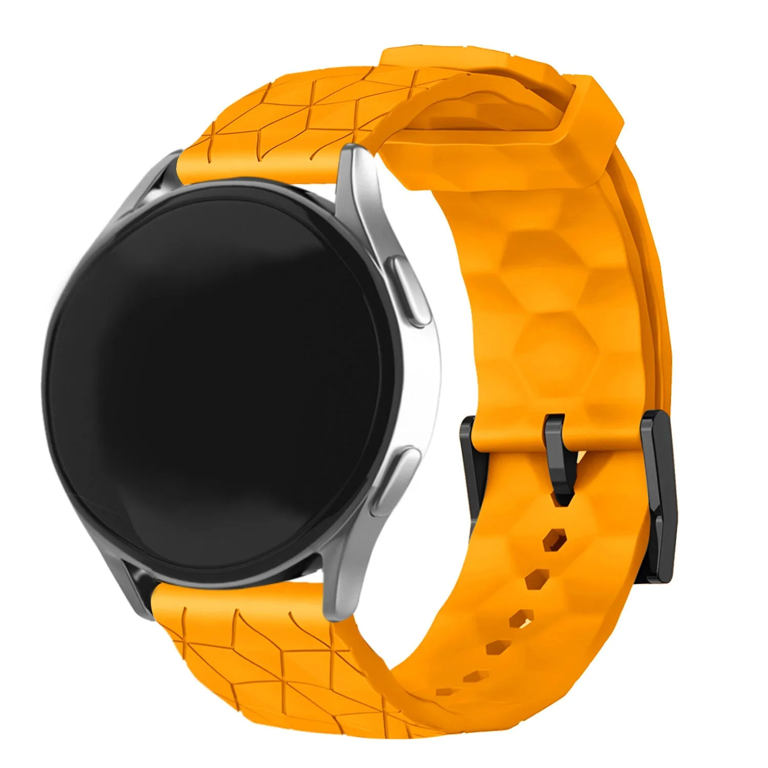 Best-Selling Huawei Watch 3 (Pro) Silicone Strap Hexagons (Orange)  Today Only!