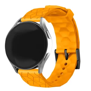 Best-Selling Huawei Watch 3 (Pro) Silicone Strap Hexagons (Orange)  Today Only!