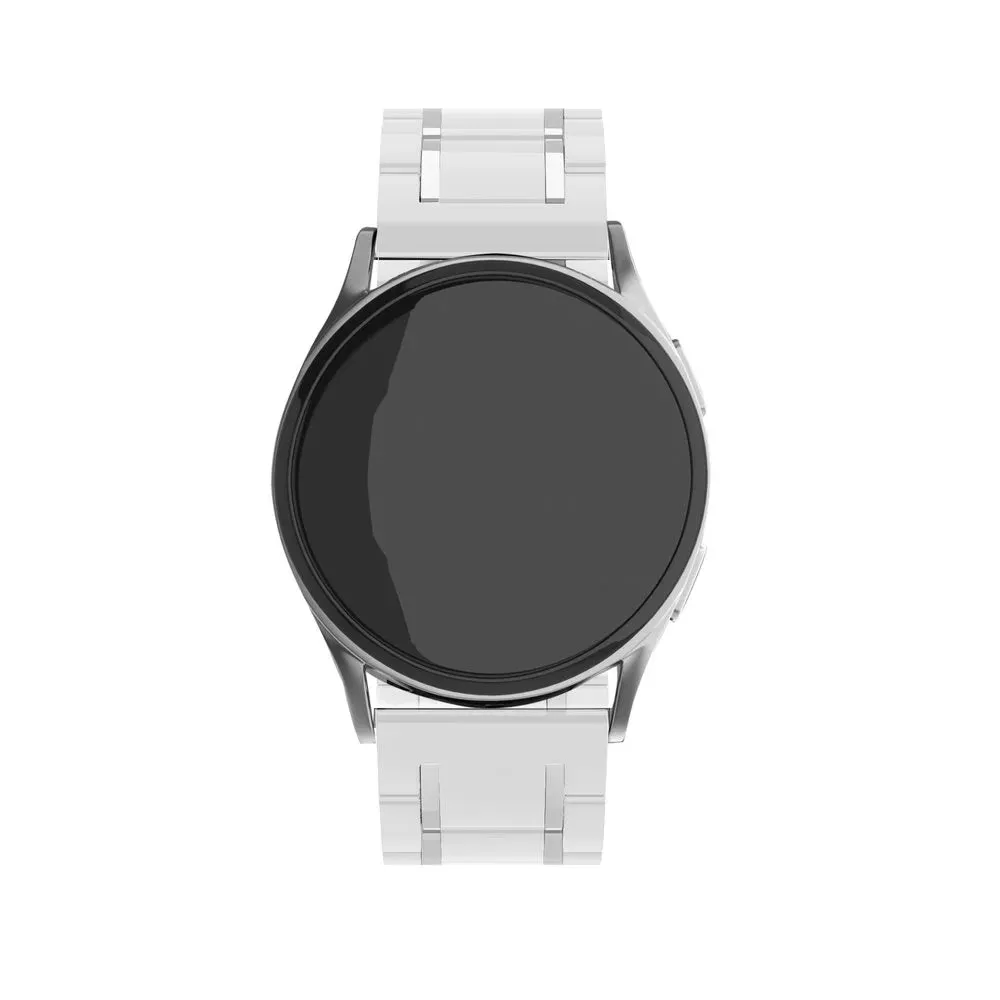 Best-Selling Huawei Watch 5 - 42mm Ceramic Link Strap (White/Silver)  Today Only!