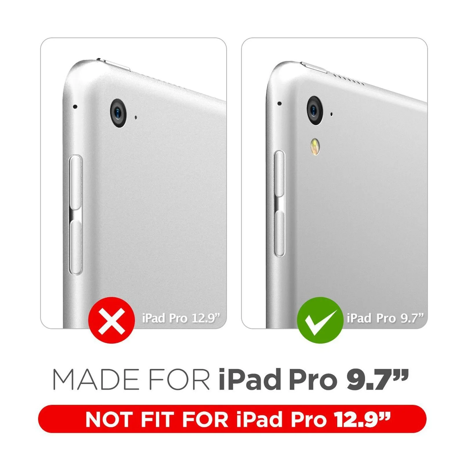 Best-Selling iPad Pro 9.7 inch (2016) Unicorn Beetle Pro Full Body Rugged  Case with Screen Protector-Black  Last Few Pieces!