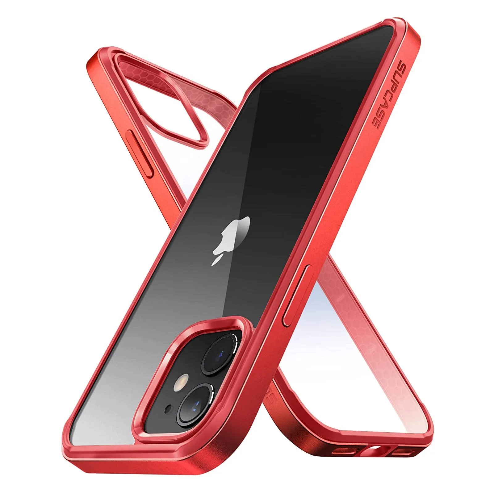Best-Selling iPhone 11 6.1 inch Unicorn Beetle Edge Clear Bumper Case-Metallic Red  Last Few Pieces!