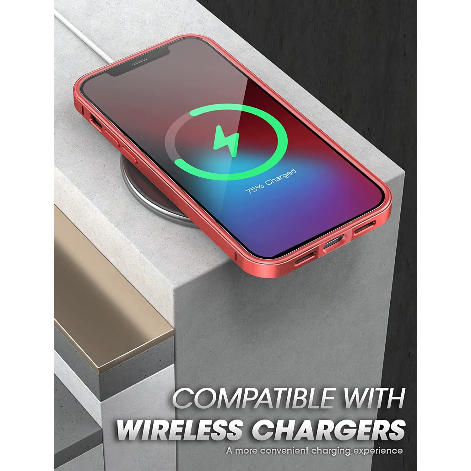 Best-Selling iPhone 11 6.1 inch Unicorn Beetle Edge Clear Bumper Case-Metallic Red  Last Few Pieces!
