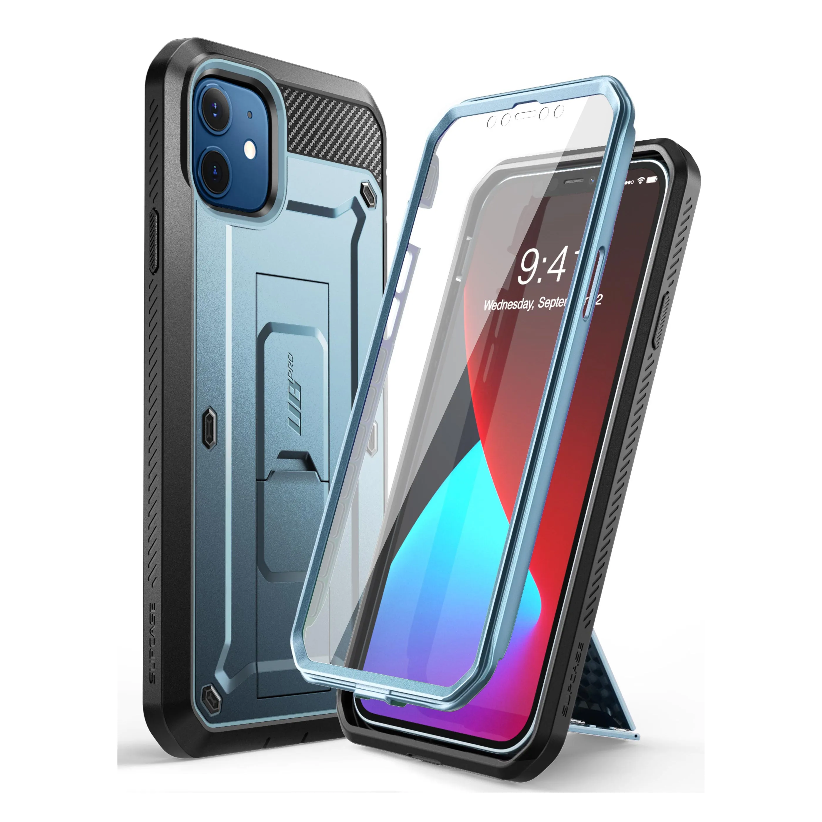 Best-Selling iPhone 12 mini 5.4 inch Unicorn Beetle Pro Rugged Case-Blue  Last Few Pieces!