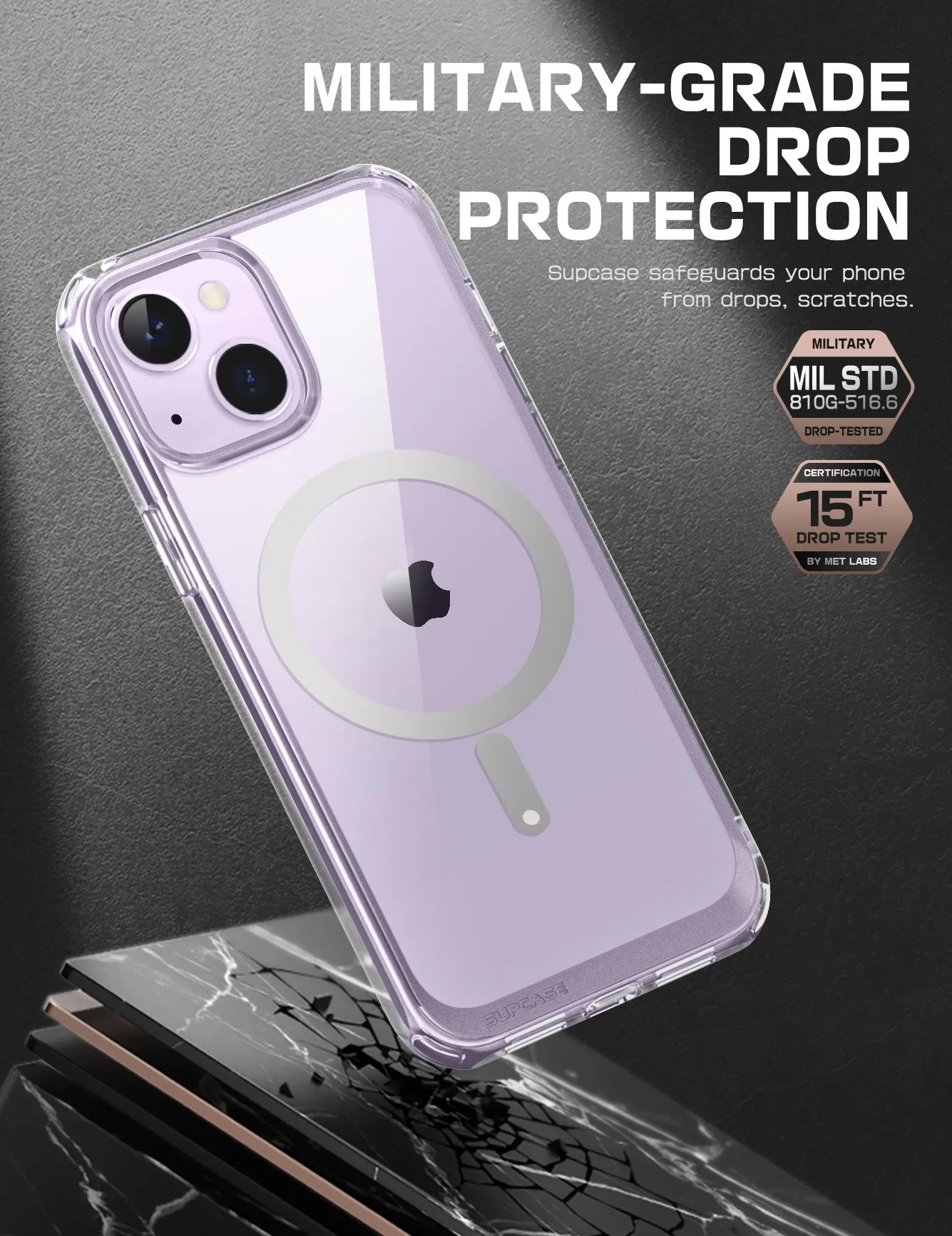 Best-Selling iPhone 14 Plus 6.7 inch Unicorn Beetle MAG Slim Clear MagSafe Case-Clear  Limited Availability!
