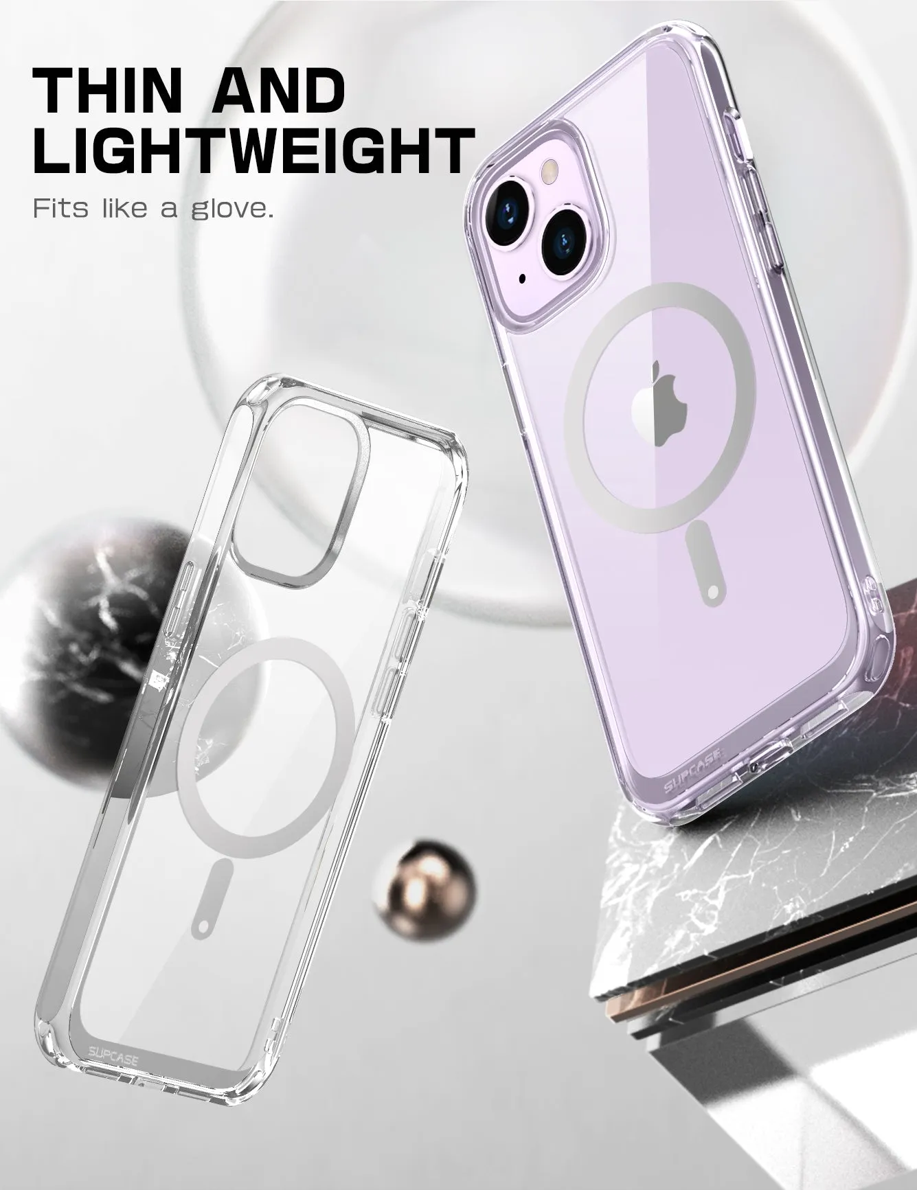 Best-Selling iPhone 14 Plus 6.7 inch Unicorn Beetle MAG Slim Clear MagSafe Case-Clear  Limited Availability!