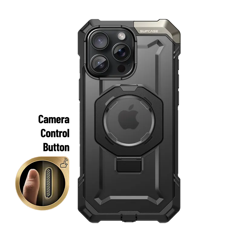 Best-Selling iPhone 16 Pro 6.3 inch UB Grip MagSafe Camera Control Button Phone Case-Black  Ends Soon!