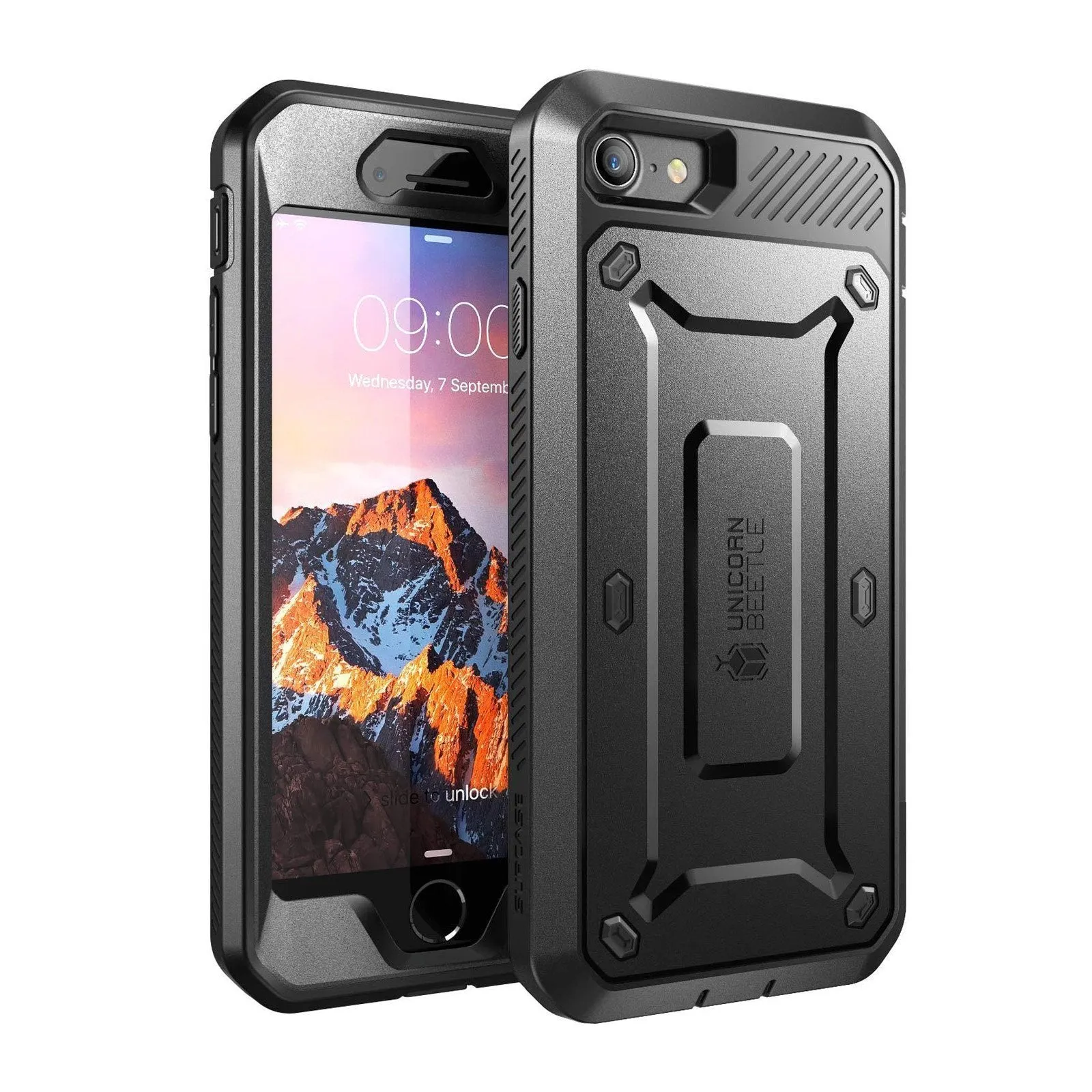 Best-Selling iPhone 7 Plus / 8 Plus Unicorn Beetle Pro Holster Case-Black  Going Fast!