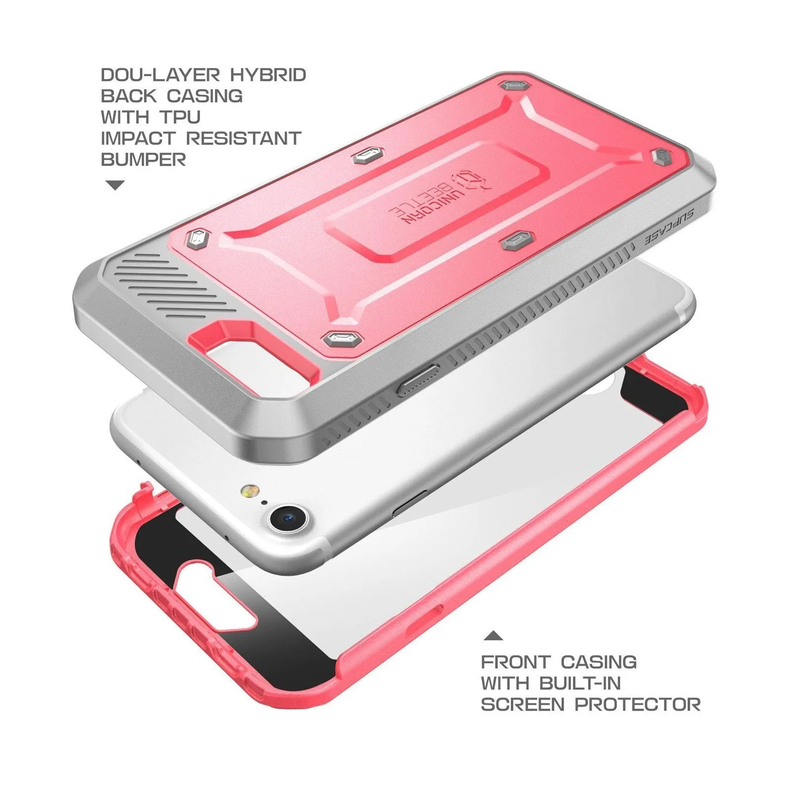 Best-Selling iPhone SE Unicorn Beetle Pro Full-Body Case-Pink  Going Fast!
