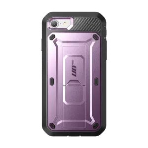 Best-Selling iPhone SE Unicorn Beetle Pro Full-Body Case with Kickstand-Metallic Purple  Ends Soon!