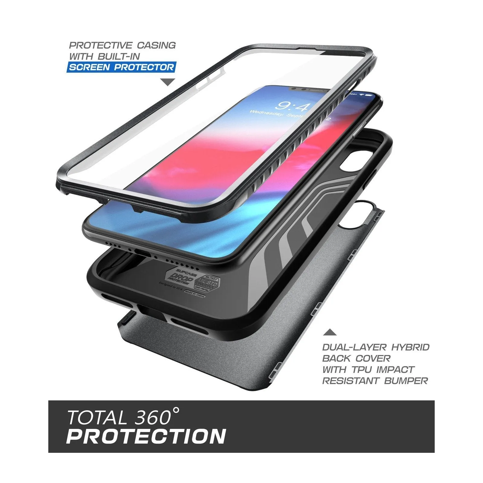 Best-Selling iPhone XS Max Unicorn Beetle Neo Shockproof Case-Black  Ends Soon!